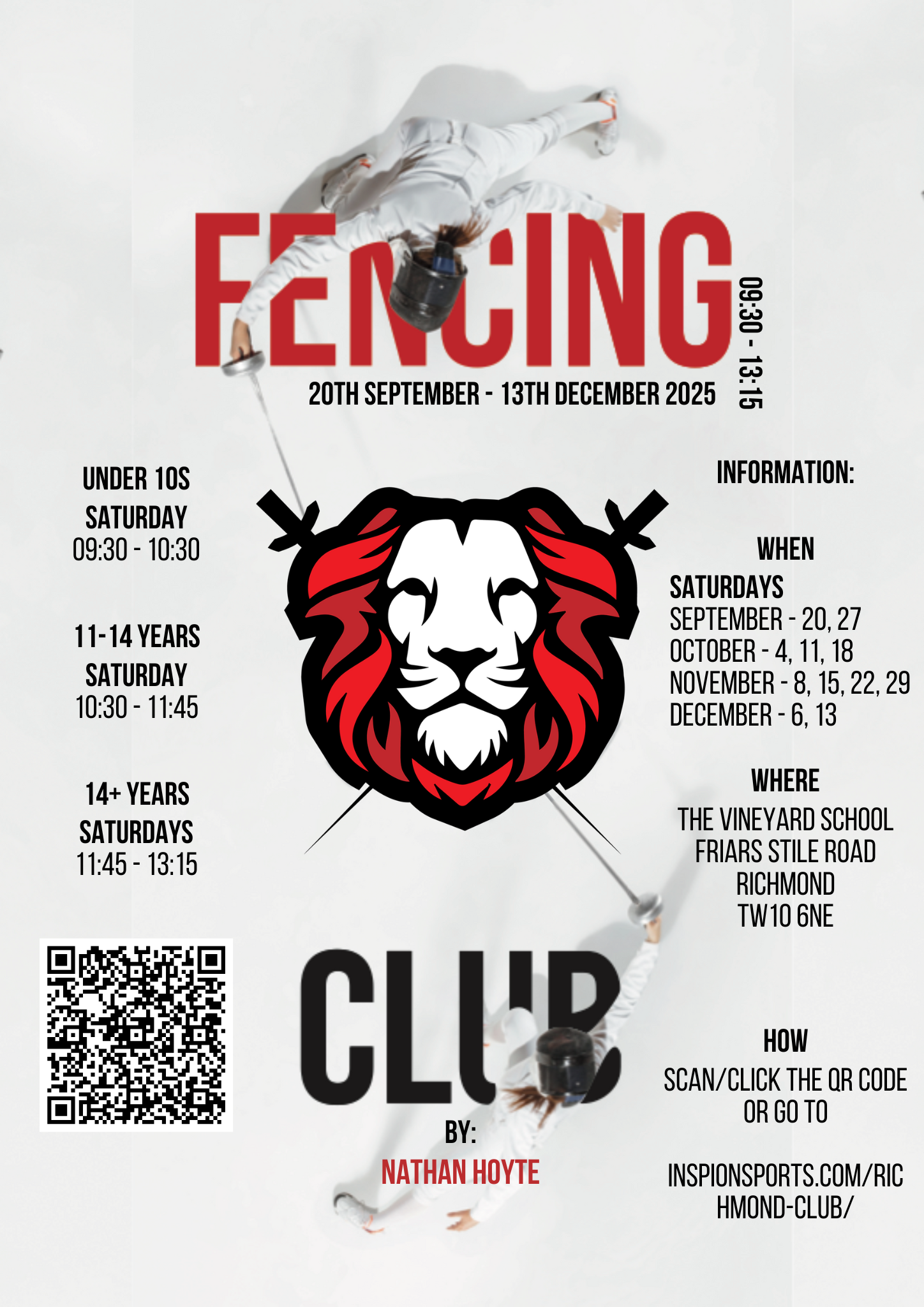 Inspion Richmond Club Poster - Autumn Term 202526